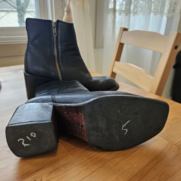 Sutro Clay Leather Ankle Boots Women’s Size 7.5 - Picture 6 of 16